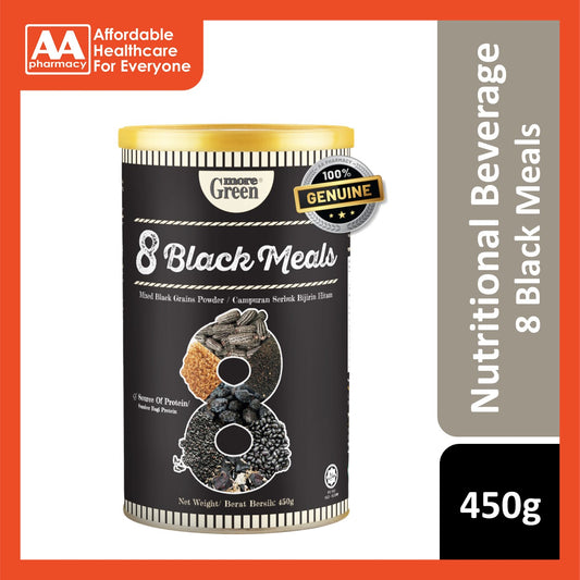 More Green 8 Black Meals Mixed Black Grains Powder 450g