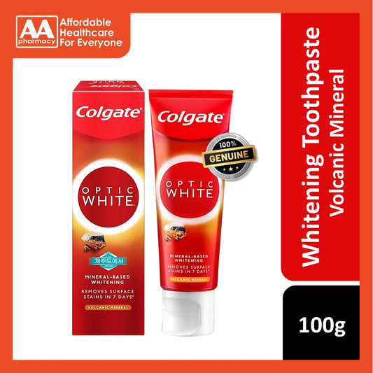 Colgate Optic White Toothpaste Volcanic Mineral 100g