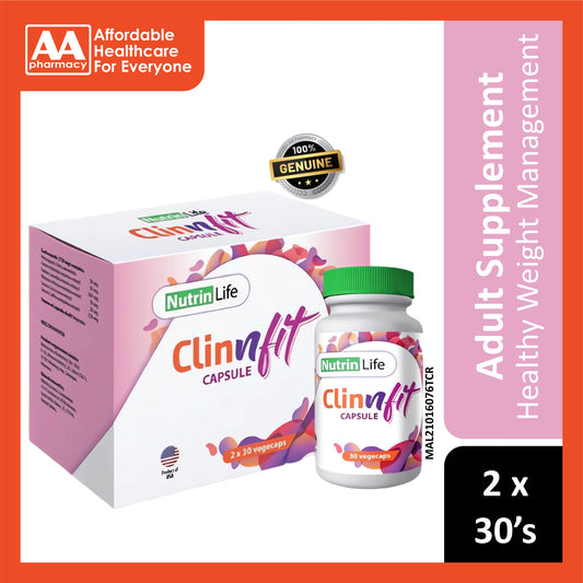 NutrinLife Clinnfit Vegecapsule 2x30’s