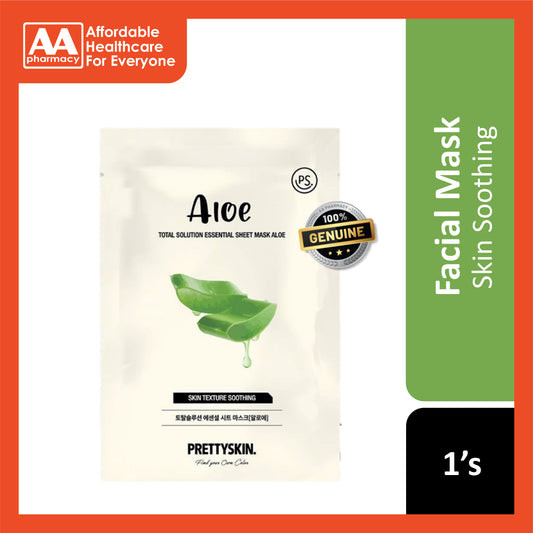 Pretty Skin Total Solution Essential Sheet Mask (Aloe) 1's