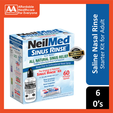 NeilMed Sinus Rinse Starter Kit 60's