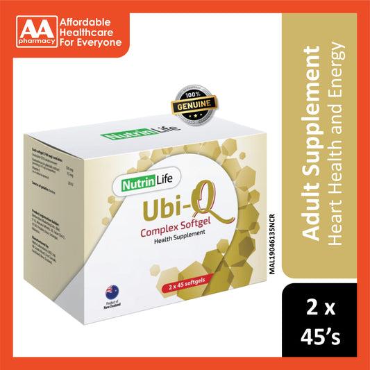 NutrinLife Ubi-Q Complex Softgel 2x45's