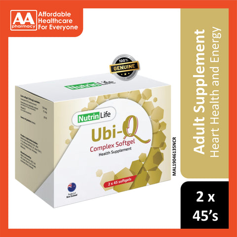 NutrinLife Ubi-Q Complex Softgel 2x45's