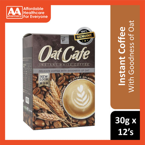 Fitwell Oat Cafe Instant White Coffee 30gx12's