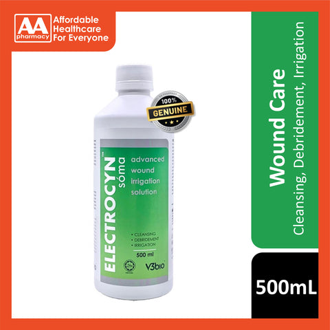 Electrocyn Sóma Advanced Wound Irrigation Solution (Cap Closure Bottle) 500mL