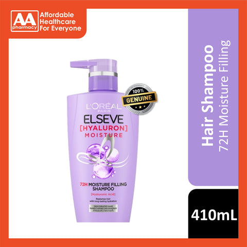 L'Oréal Paris Elseve [Hyaluron] Moisture 72H Moisture Filling Shampoo 410mL