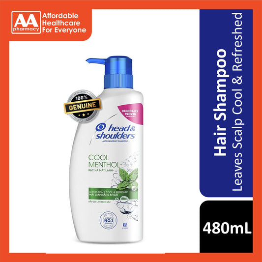 Head & Shoulders Anti-Dandruff Shampoo (Cool Menthol) 480mL