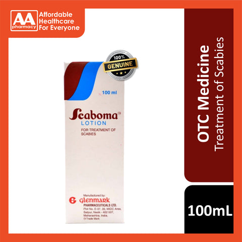 Scaboma Lotion 100mL (Treatment For Scabies)