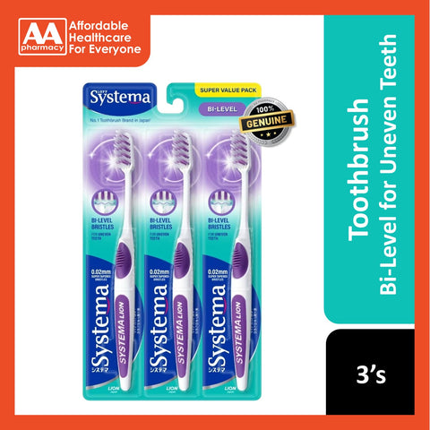 Systema Toothbrush Bi Level 3 Pcs (Super Value Pack)