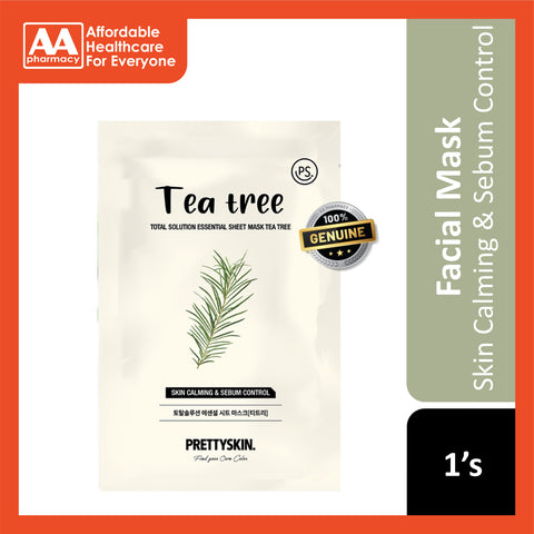 Pretty Skin Total Solution Essential Sheet Mask (Tea Tree) 1's