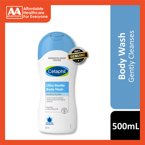 Cetaphil Ultra Gentle Body Wash 500mL