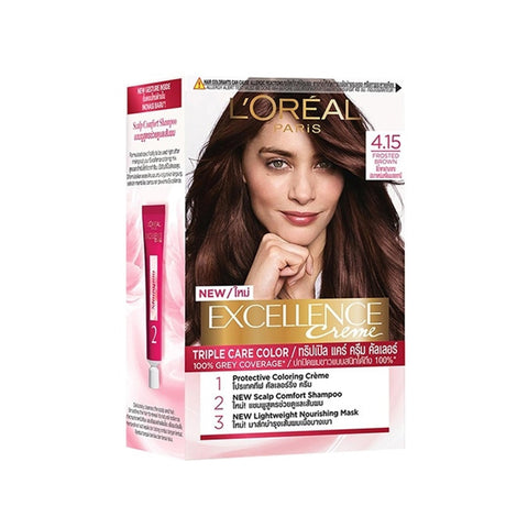 L'Oréal Paris Excellence Creme Triple Care Colour 4.15 Frosted Brown