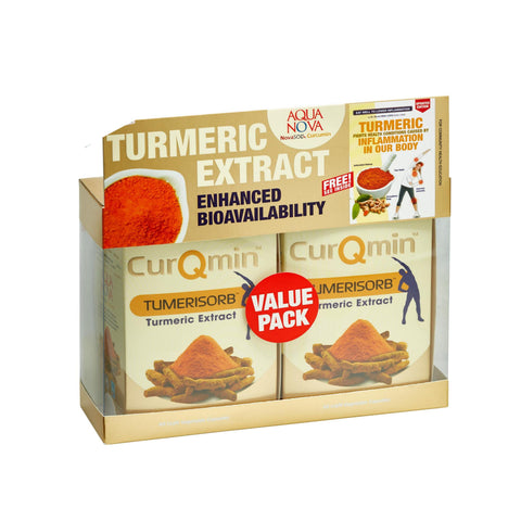 Live-Well CurQmin Tumerisorb Turmeric Extract Vegecapsule 2x60's