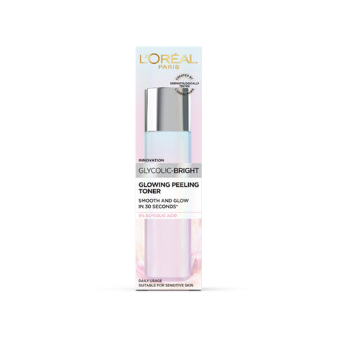 L'Oreal Paris Glycolic-Bright Glowing Peeling Toner 128mL