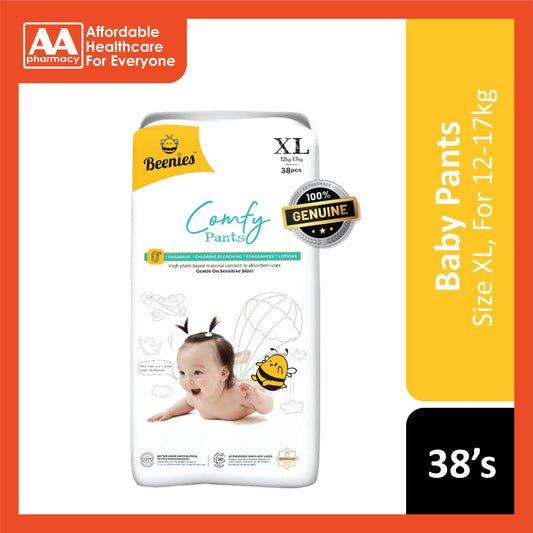 Beenies Baby Comfy Pants Size XL 38's (12-17kg) [Jumbo Pack]