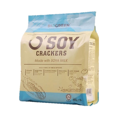 Biogreen O'Soy Crackers 30gx16's