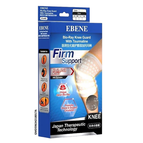 Ebene Bio-Ray Knee Guard with Tourmaline (M)