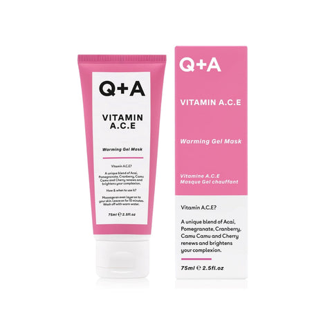 Q+A Vitamin A.C.E Warming Gel Mask 75mL