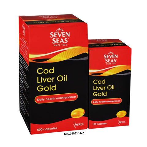 Seven Seas Cod Liver Oil Gold Capsule (500's+100's)