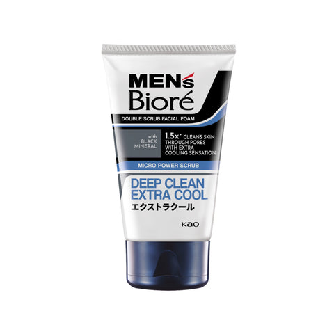 Biore Mens Double Scrub Extra Cool 100g