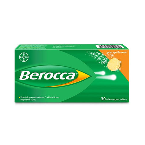 Berocca Effervescent Tablet 2x15's (Orange)