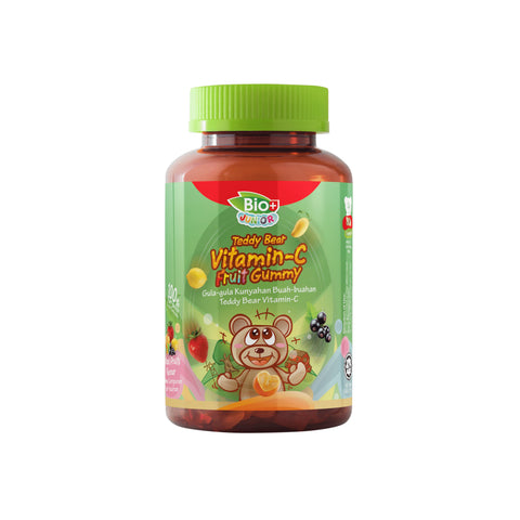 BioPlus Junior Vitamin C Teddy Bear Gummy 80's (Mixed Fruit)