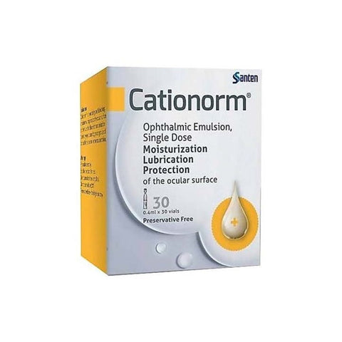 Cationorm Ophthalmic Emulsion 0.4mLx30's (Preservative Free)