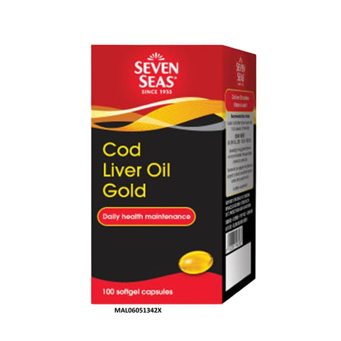 Seven Seas Cod Liver Oil Gold Capsule 100's