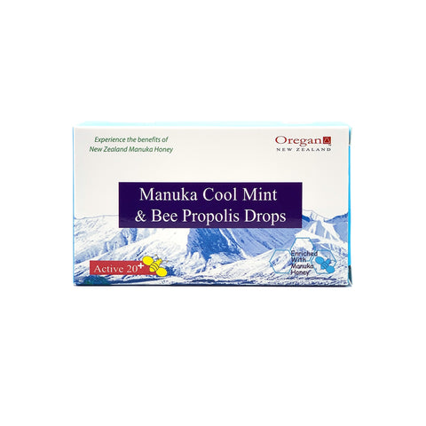 Oregan Active 20+ Manuka Cool Mint and Bee Propolis Drops 42g