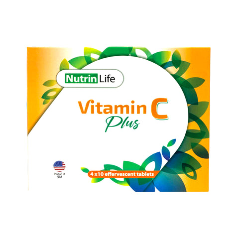 NutrinLife Vitamin C Plus Effervescent Tablet 4x10's