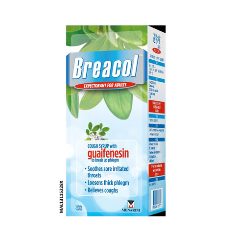 Breacol Expectorant For Adult (60mL / 120mL)