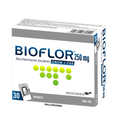 Bioflor 250mg Capsule 30's - Saccharomyces Boulardii CNCM I-745