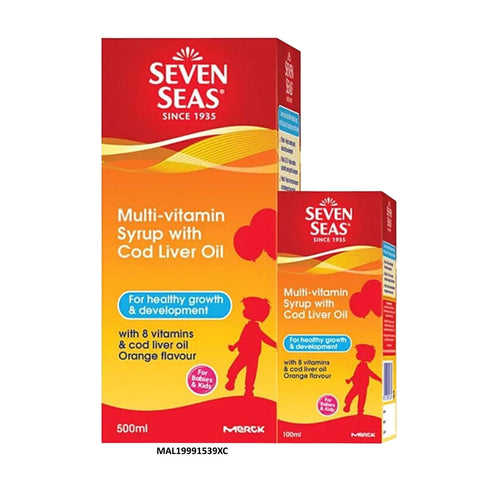 Seven Seas Multivitamin Syrup with Cod Liver Oil 500mL+100mL