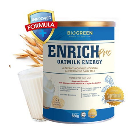 Biogreen Enrich Pro Oatmilk Energy 850g