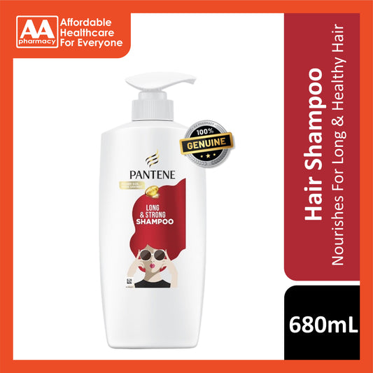 Pantene Pro-Vitamin Shampoo (Long and Strong) 680mL