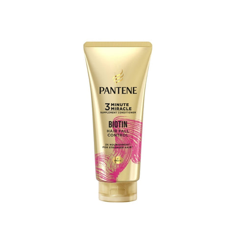 Pantene 3 Minute Miracle Supplement Conditioner (Biotin - Hair Fall Control) 150mL