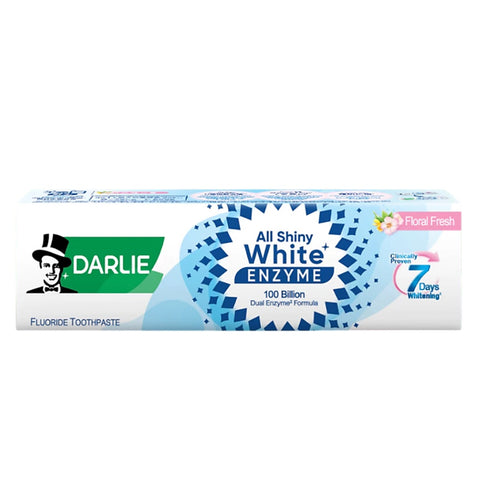 Darlie All Shiny White Supreme Enzyme Toothpaste 120g - Floral Fresh