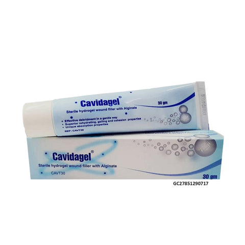 Cavidagel Sterile Hydrogel Wound Filler With Alginate 30g