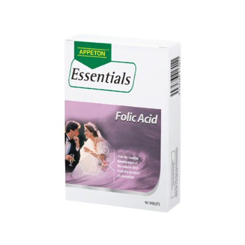 Appeton Essentials Folic Acid 400mcg Tablet 90's