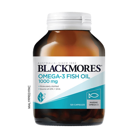 Blackmores Omega-3 Fish Oil 1000mg Softgel 120's