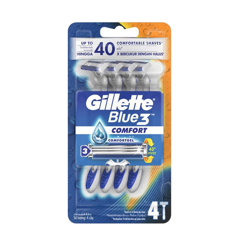 Gillette Blue 3 Comfort Disposable Razor 4's