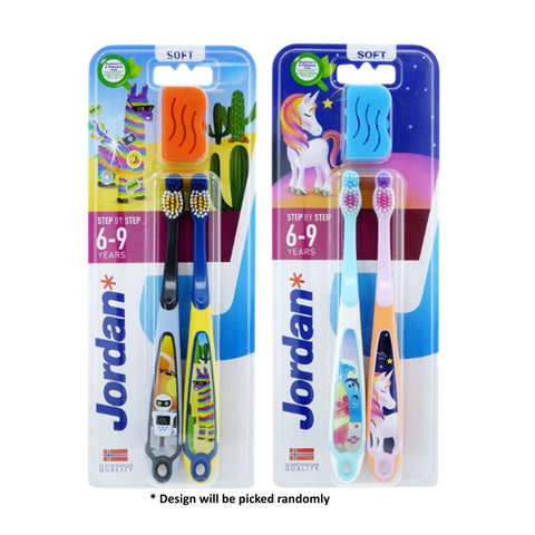 Jordan Toothbrush Step 3 (Age 6 - 9Years) Soft 2's