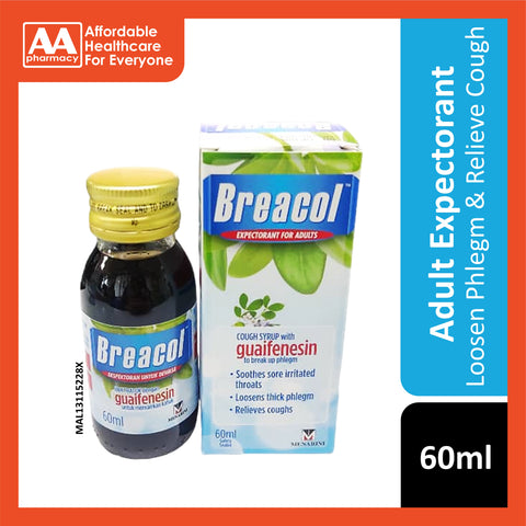 Breacol Expectorant For Adult (60mL / 120mL)