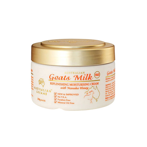 [CLEARANCE] [EXP 10/2025] G&M Australian Goats Milk + MkII Replenishing Moisturizing Cream with Manuka Honey 250g