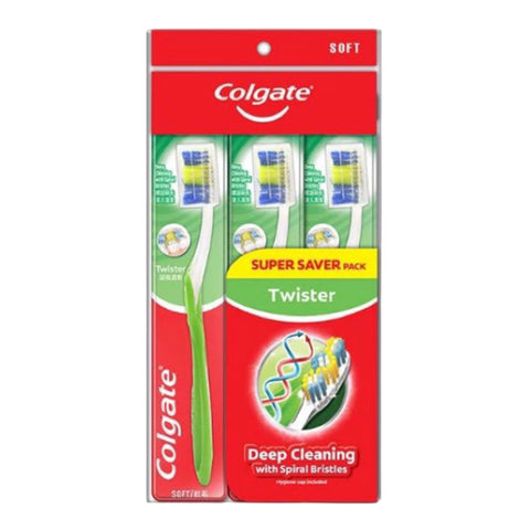 Colgate Toothbrush Twister (Soft) 3's