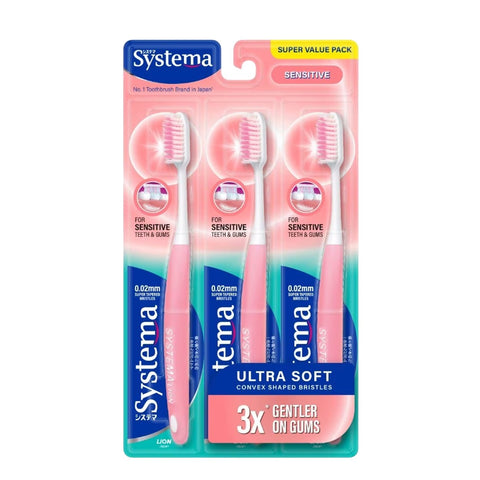 Systema Toothbrush Sensitive 3 Pcs (Super Value Pack)