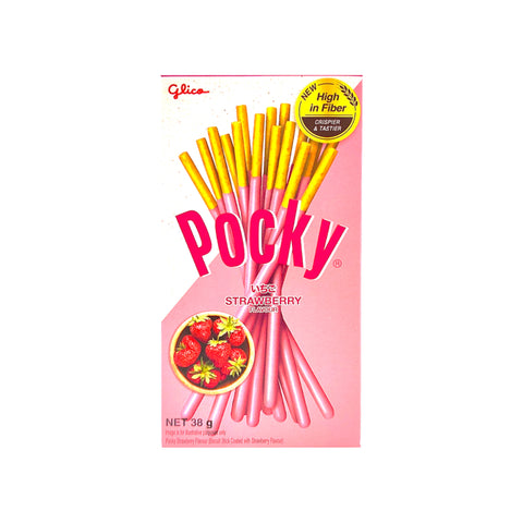 Pocky Crispy Biscuit Stick (Strawberry Flavour) 38g