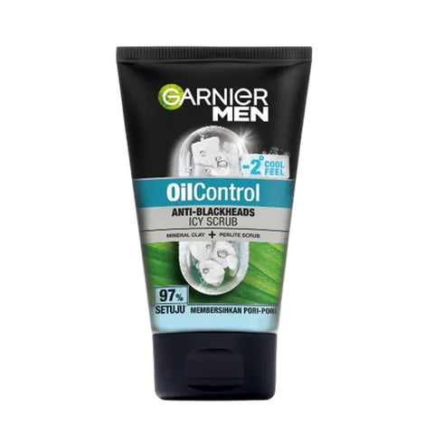 Garnier Men Oil Control Anti-Blackheads Icy Scrub 100mL