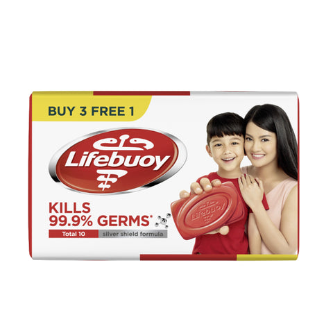 Lifebuoy Total 10 Bar Soap 110g x 4 (B3F1)