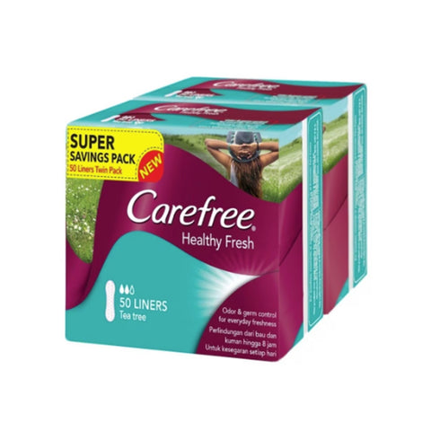 Carefree Liners (Healthy Fresh, 156mm) 2x50's